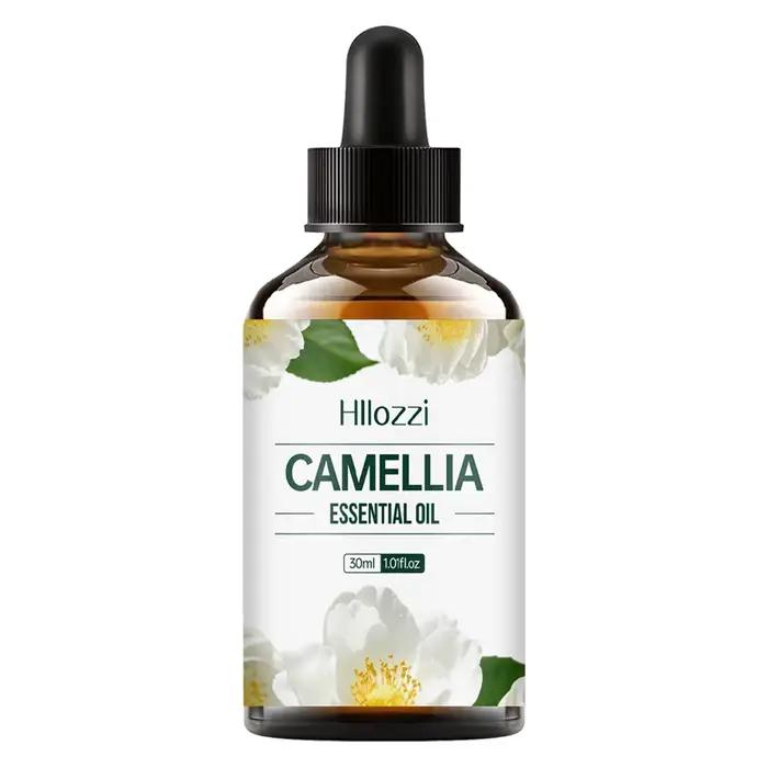 Huile essentielle de camélia – Hydratant naturel pur pour le visage et les cheveux, huile essentiell