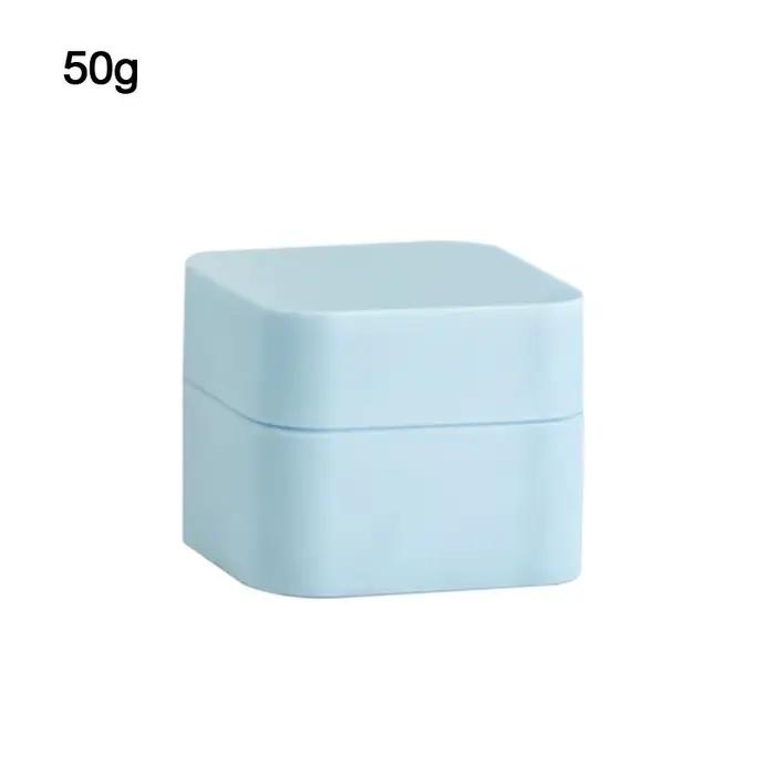 Pot de voyage en plastique pour maquillage, pot à crème multicolore, boîte cosmétique en plastique p