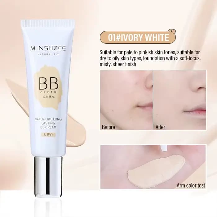BB crème, crème isolante, fond de teint liquide longue durée, correcteur blanc ivoire, Base de contr