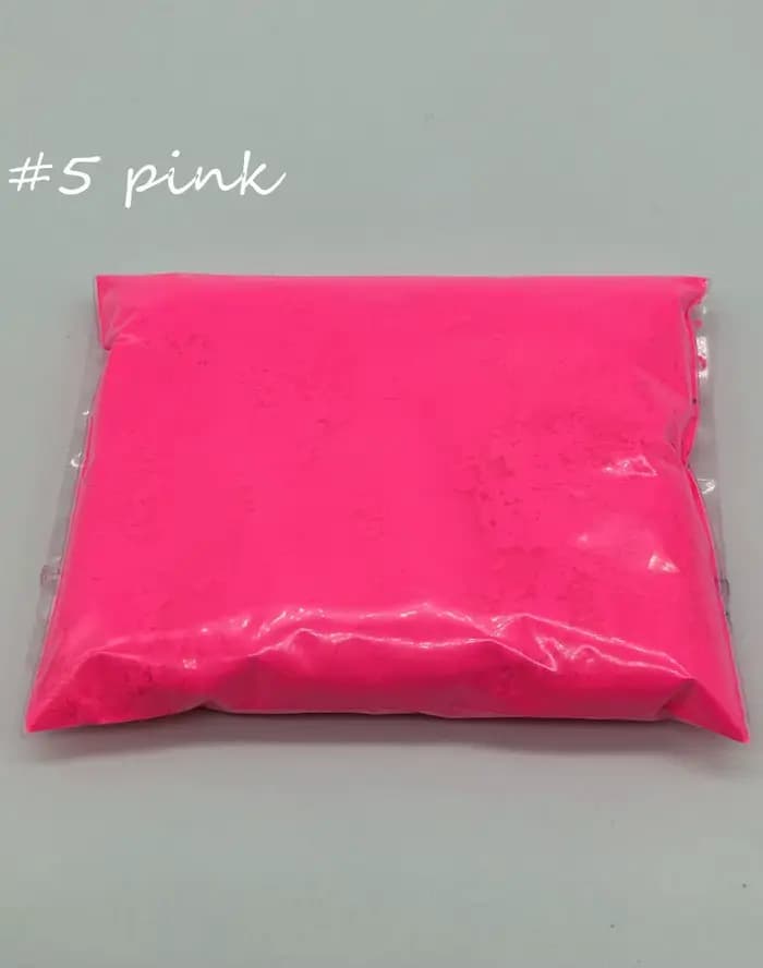 Pigment de poudre fluorescente rose 10g, pour peinture, savon, poudre néon, rouge à lèvres cosmétiqu