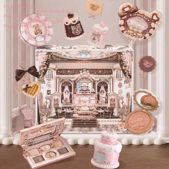 Flowerkaren The SWEETIE BEAR COLLECTION Kit de maquillage coffret cadeau tout en un Palette d'ombres