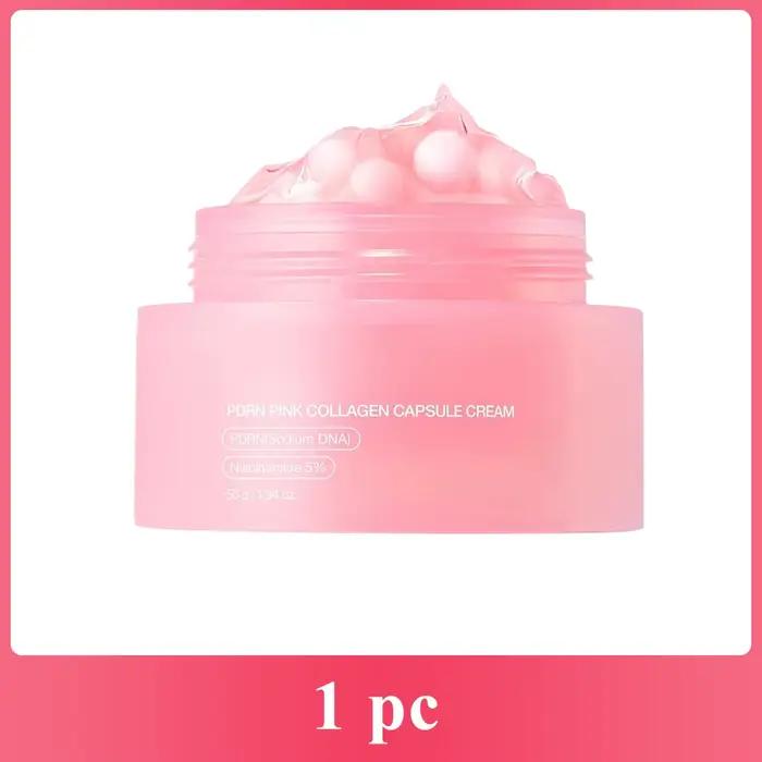 Crème hydratante pour le visage à la collagène rose, enrichie en niacinamide, légère et non grasse, 