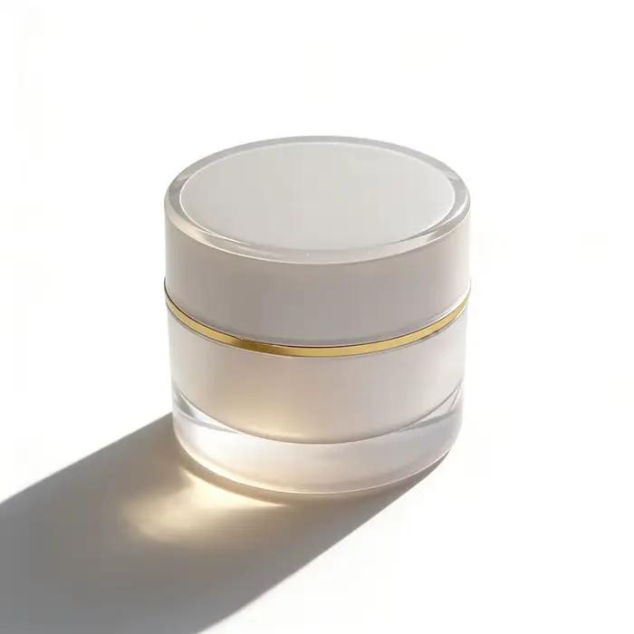 Crème de Nuit et de Jour Perlée Multicolore, Crème Solaire, Produit de Soin de la Peau, Flacon Cosmé