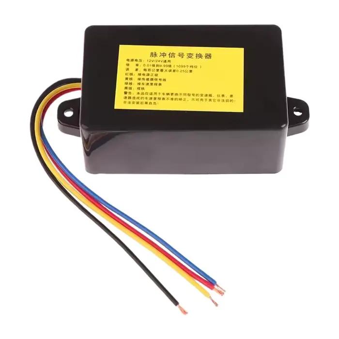 Correcteur de vitesse de véhicule, convertisseur de signal d'impulsion, ajusteur d'odomètre pour voi