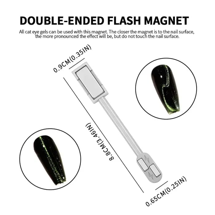 Ensemble de stylos baguette magnétique pour Nail Art, pour peinture sur Gel œil de chat 3D, baguette