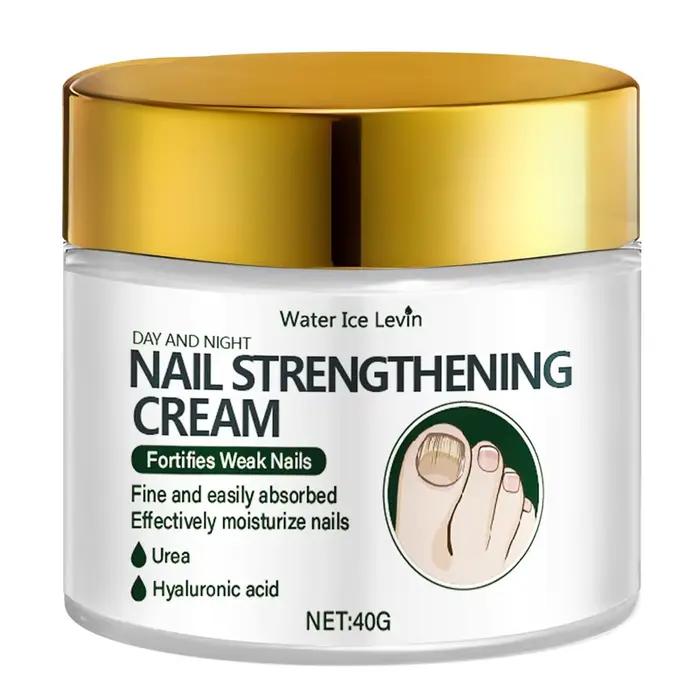 Crème fortifiant les ongles jour et nuit à l'acide hyaluronique et à l'urée – Hydrate efficacement, 