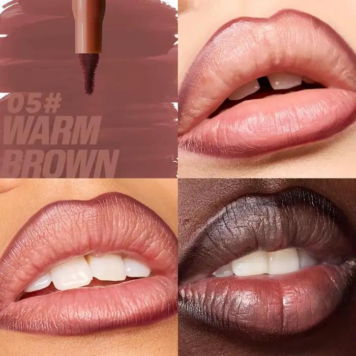 Stylo de teinte pour les lèvres, 8 couleurs disponibles, rouge à lèvres à l'eau mate, tasse antiadhé