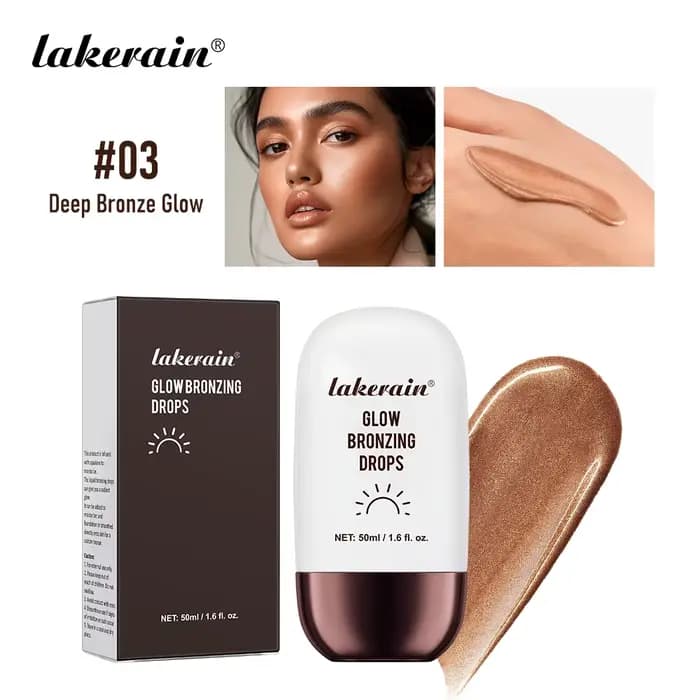 Bronzant surligneur gouttes éclaircissant le teint et le contour du visage surligneur mélange fond d