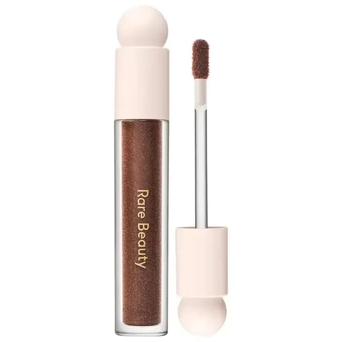 Rare Beauty Highlighter Liquide, Poudre Illuminatrice, Blush Scintillant, Maquillage Waterproof, Blu