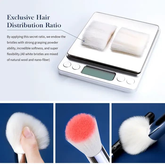 Jessup pinceaux de maquillage ensemble fond de teint poudre professionnel maquillage brosse Contour 