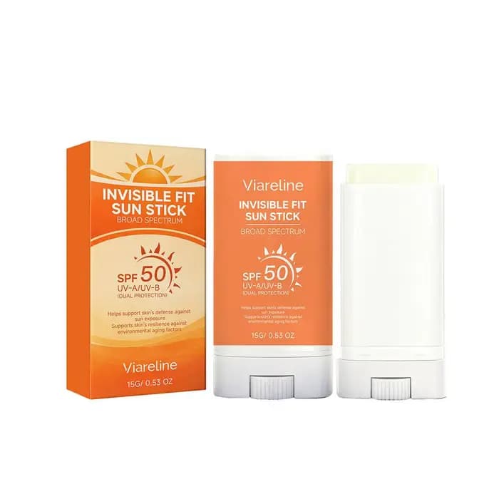 Stick solaire SPF50 PA++++ 15g, invisible, pour le visage et le corps, baume solaire, imperméable, r