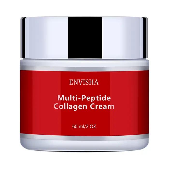 ENVISHA-Crème pour le visage multi-peptide au collagène, soins de la peau, anti-déformile, vieilliss
