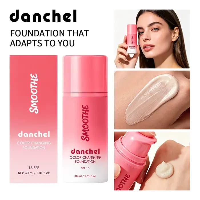 Fond de teint changeant de couleur 30 ml - Teinte auto-adaptative, couvre les imperfections et les r