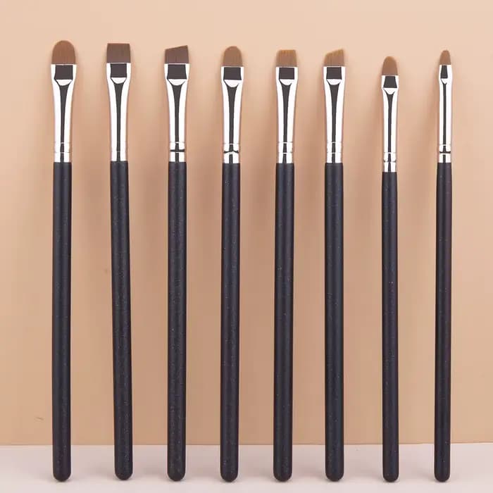 Pinceau correcteur de sourcils pinceau à sourcils plat coudé Ultra mince ligne des yeux correcteur p