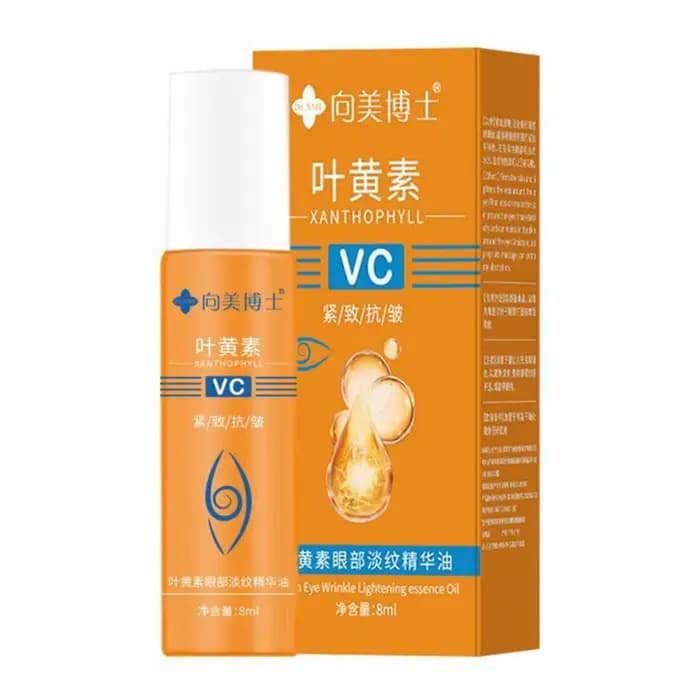 Sérum pour les yeux à l'huile de sérum pour les yeux de vitamines C Lutein pour éliminer les poches 
