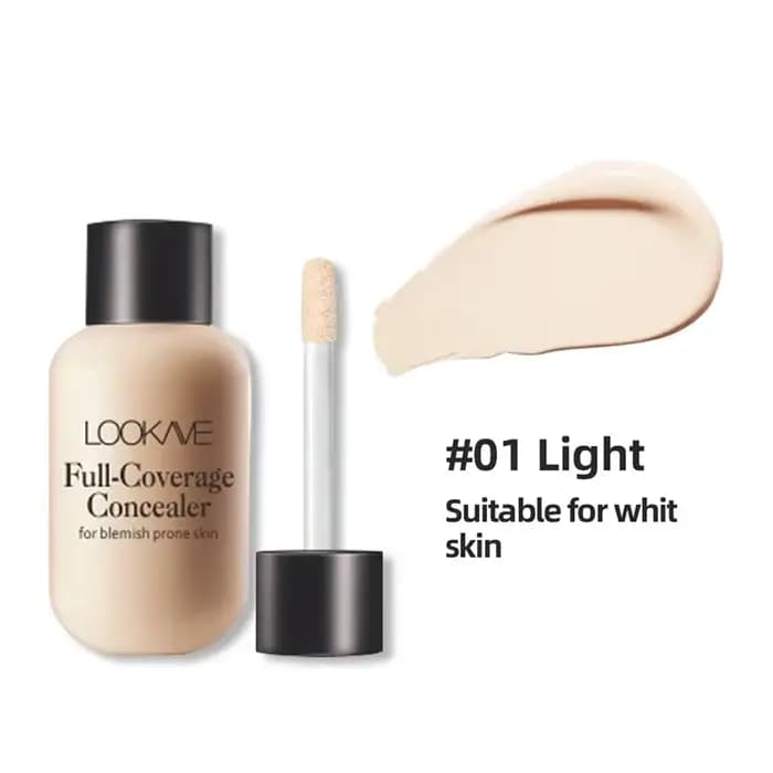Crème de fond de teint mate pour le visage, liquide professionnel dissimulant les yeux, cernes, corr