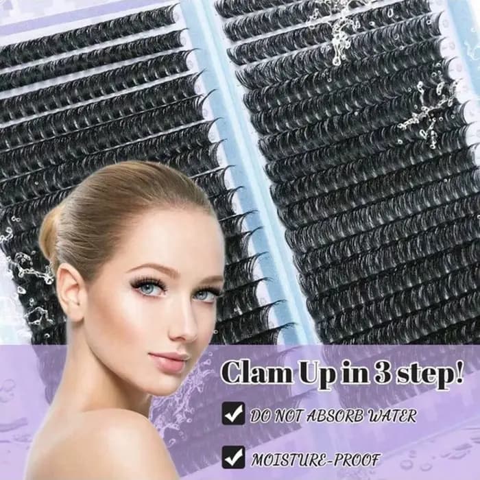 Ensemble d'outils pour faux-cils en forme de D, 300 boutons, comprenant un ensemble d'outils adhésif