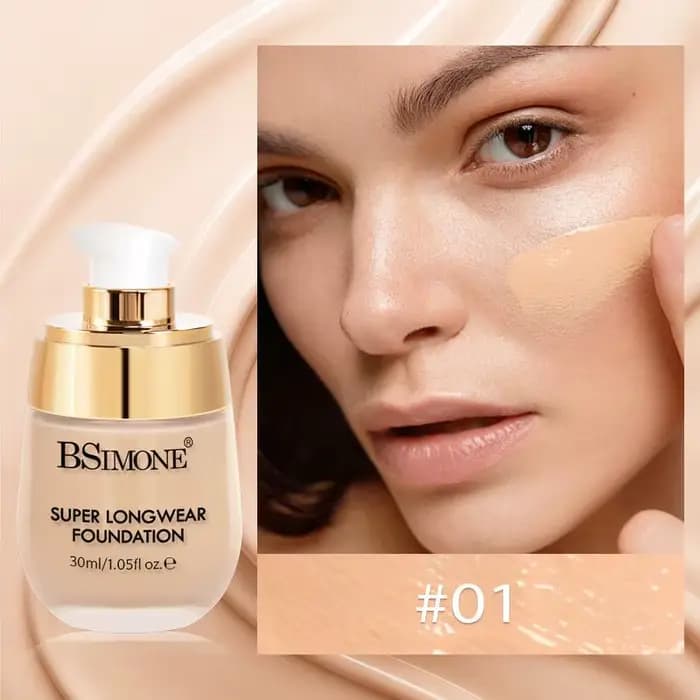Fond de teint liquide BSIMONE 30 ml, hydratant, longue tenue, cosmétiques pour le visage, éclairciss