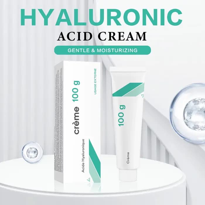 Crème à l'acide hyaluronique, 100g, hydratante, Anti-âge, pour le visage, hydratante, lissante, soin