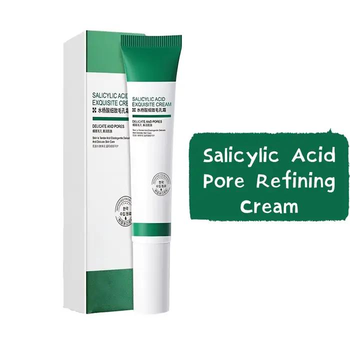 Sérum à l'acide salicylique, traitement de l'acné, Pores lisses, blanchissant pour peau grasse, prod