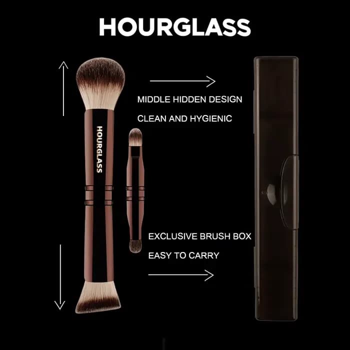 Horglass Pinceaux de maquillage multifonctionnels pour fond de teint, correcteur, poudre libre, fard