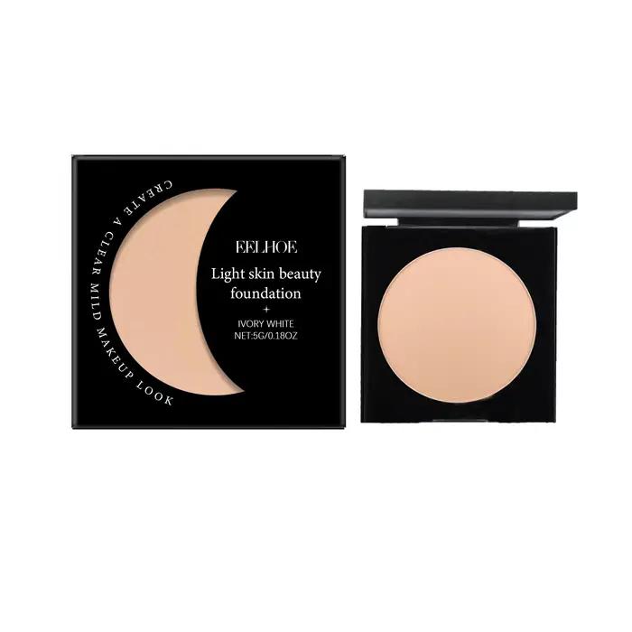 Poudre de fond de teint EELHOE, longue tenue, imperméable, uniformise le teint, maquillage naturel i