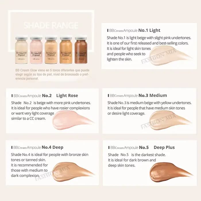 Corée 8ml saumon ADN BB crème lueur démarreur sérum Kit fond de teint blanchissant hydratant rajeuni