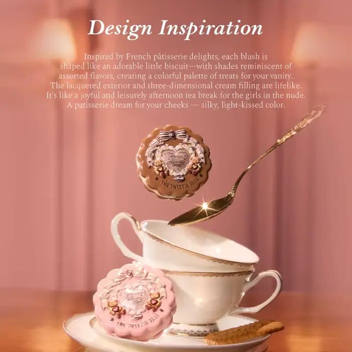 [NOUVEAU]Flower Knows The Sweetie Bear Collection Blush en satin de soie