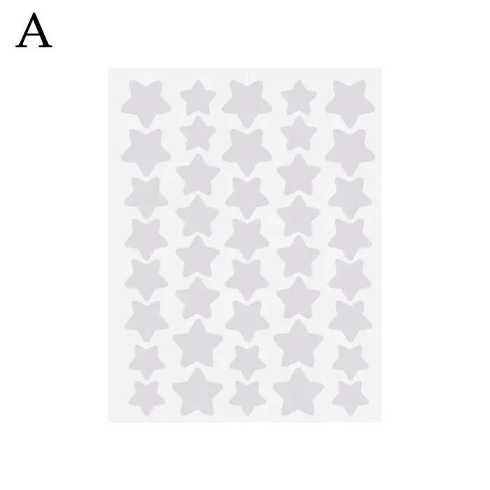 40 pièces de patchs hydrocolloïdes colorés pour boutons, autocollants de couverture de boutons, form