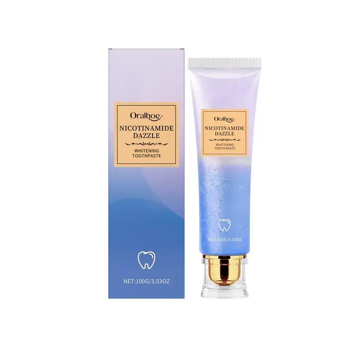 Correcteur de Niacinamide, dentifrice, blanchiment des dents, dissolvant de Plaque dentaire, protect