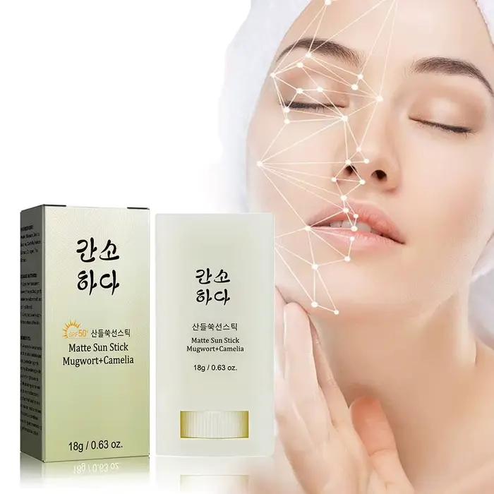 18g visage corps crème solaire mat bâton solaire SPF50 + protection UV rafraîchissant hydratant impe
