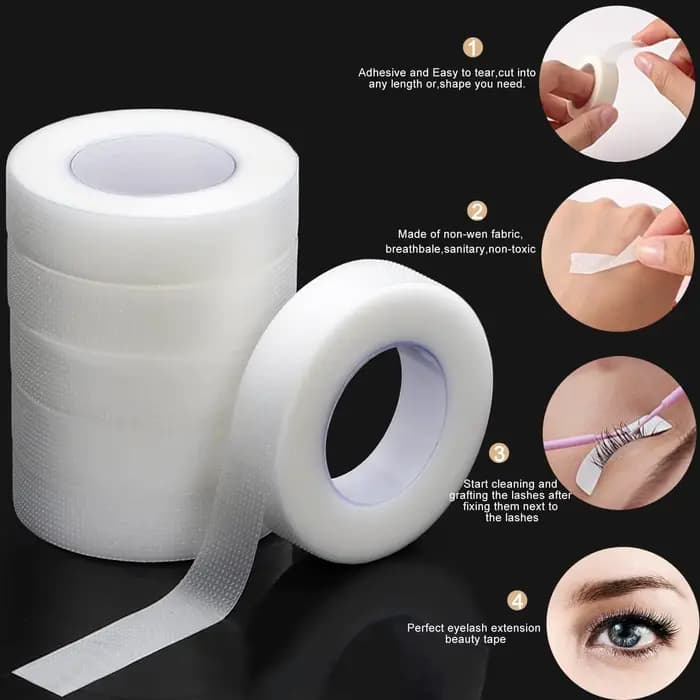 Ruban adhésif Transparent pour cils, 9m/10 mètres/rouleau, ruban adhésif respirant en tissu micropor