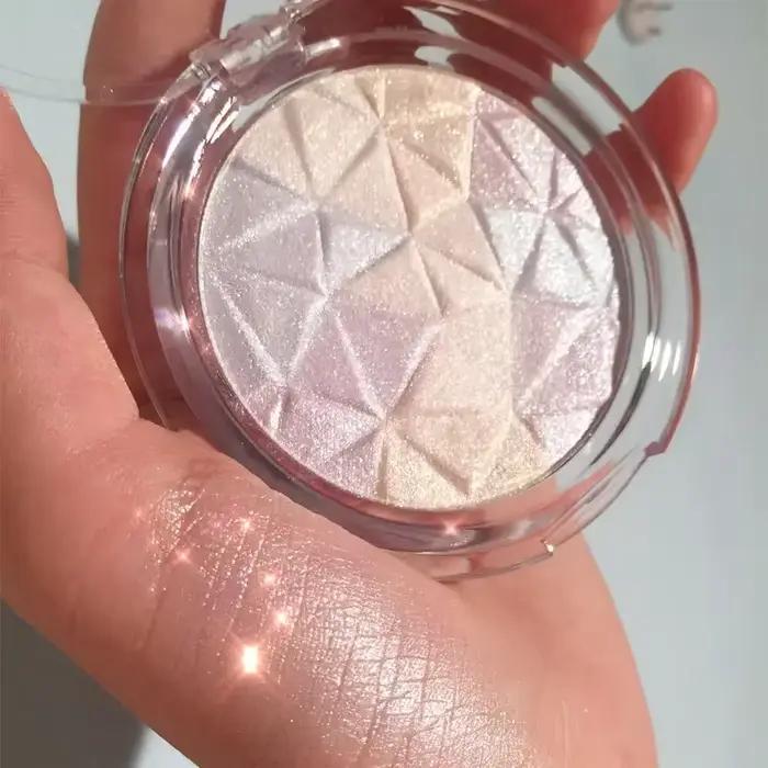 Poudre de surligneur nacrée pour femme, contour du visage, jolie palette de maquillage, cosmétiques 