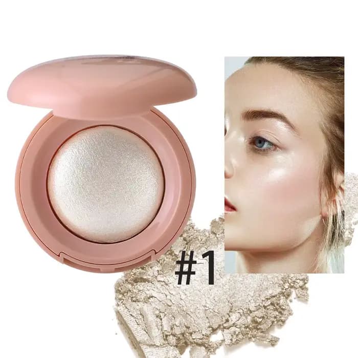 Highlighter à fini scintillant longue tenue et waterproof, effet naturel brillant, illumine le conto