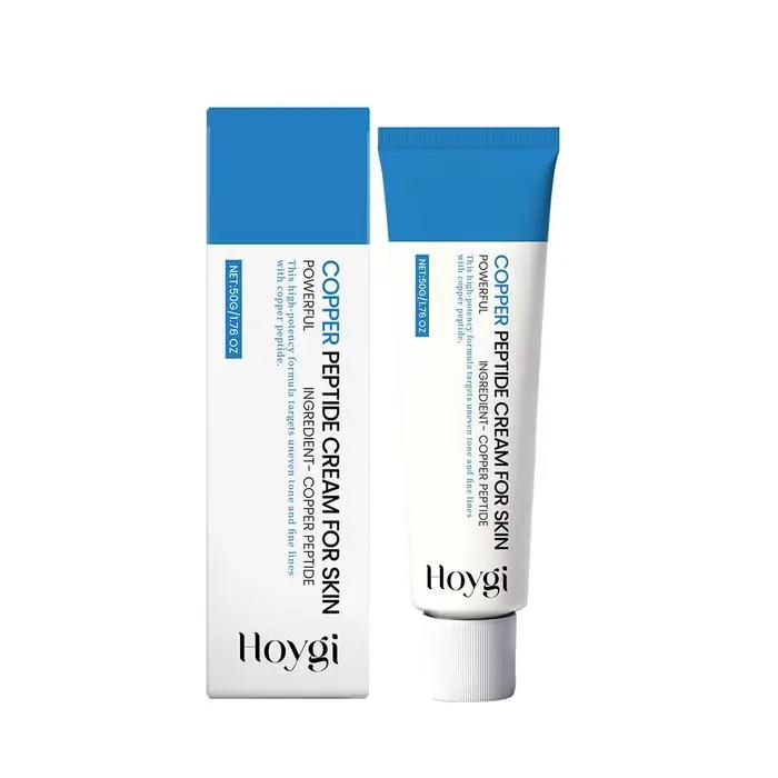 Crème peptidique de cuivre pour le visage, crème hydratante quotidienne pour les ridules et les ride