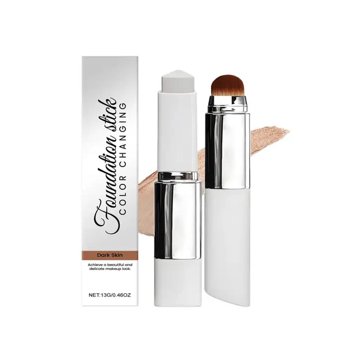 Fond de teint liquide 2 en 1, correcteur durable, léger, hydratant, éclaircissant, mat, Base naturel
