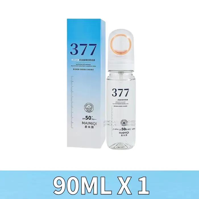 Spray solaire éclaircissant 377 SPF50+ anti-âge, soin anti-rides, hydratant, protection solaire pour