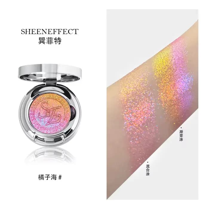 Sheeneffect Chase Light Series – Fard à paupières multichrome haut de gamme à effet dégradé caméléon