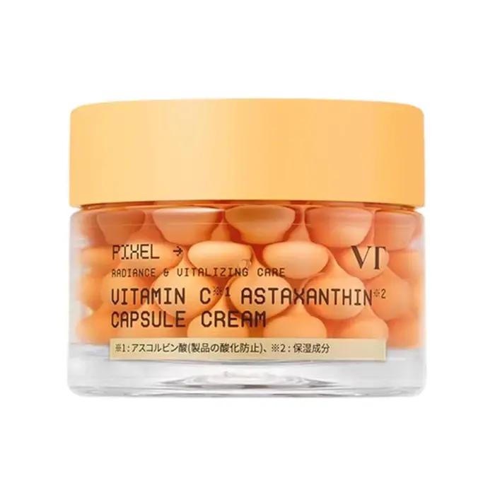 Crème en capsules de vitamine C et astaxanthine VT Cosmetics 50 ml, soin revitalisant pour le visage