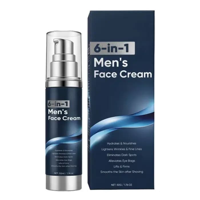 Crème pour le visage 6 en 1 pour hommes, raffermissante et liftante, anti-rides, hydratante en profo
