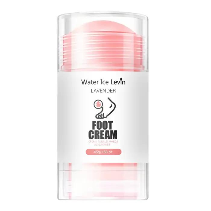 Water Ice Levin Crème pour les pieds à la lavande, collagène, acide hyaluronique, soin nourrissant i