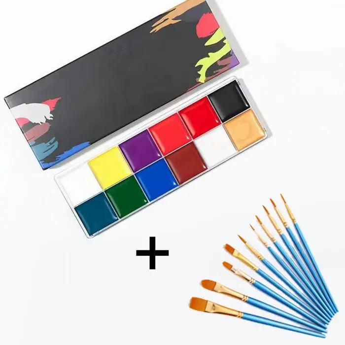 Corps non toxique visage Art Peinture parti maquillage Glitter tatouage Festival peinture Pigment Ha