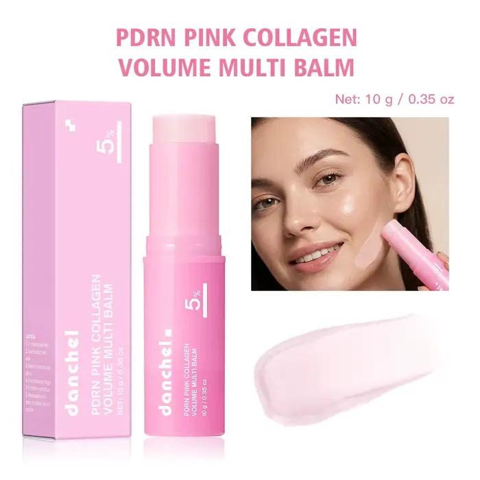 Baume multi-volumes PDRN au collagène rose, anti-âge, raffermissant, anti-rides pour les yeux, le co