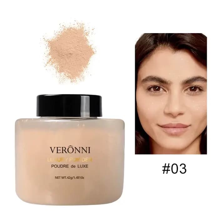 Poudre libre pour le visage, contrôle de l'huile, poudre de réglage libre translucide, poudre de rég
