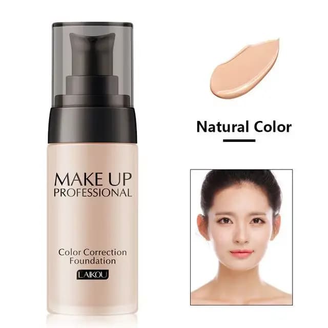 LAIKOU Fond de Teint Liquide Hydratant Correcteur Base de Maquillage Crème Visage Contrôle du Sébum 