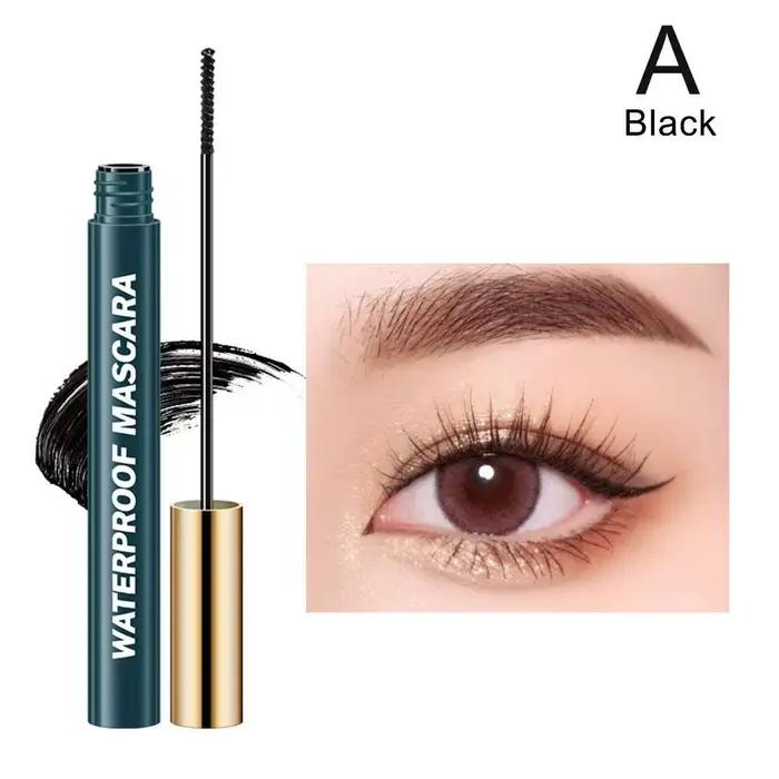 Mascara 4D, Noir, Imperméable, Ultra-long, Volumisant, Longue durée, Anti-bavures, Parfait pour les 