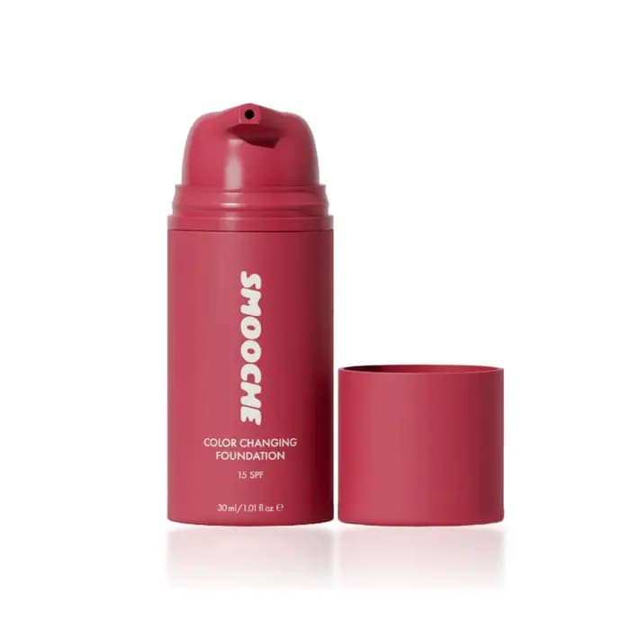 Fond de teint liquide changeant de couleur Smooche Original Brand 30ml, fond de teint léger à base d