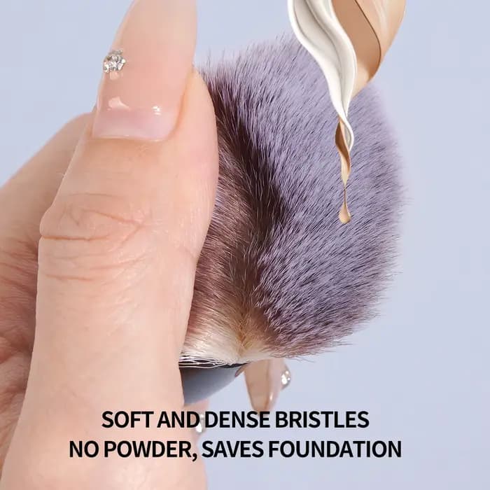 MAANGE-Pinceau de maquillage sans défaut, fond de teint plat/angle, contour sous les yeux, pinceau p