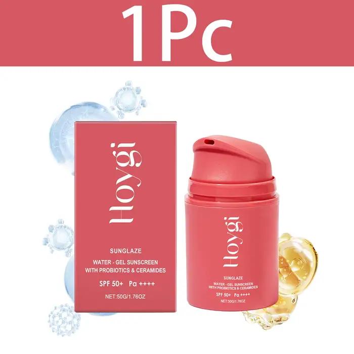 Crème hydratante pour le visage HOYGI, écran solaire quotidien SPF 50, protection UV en extérieur, s
