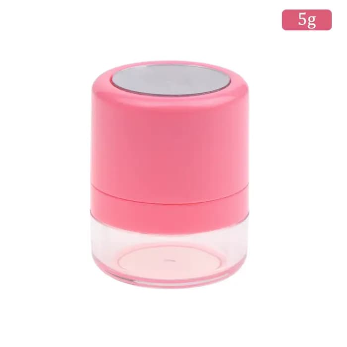 Mini boîte à poudre de tous les jours, contenant cosmétique, bouffée de poudre, fard à joues de fini